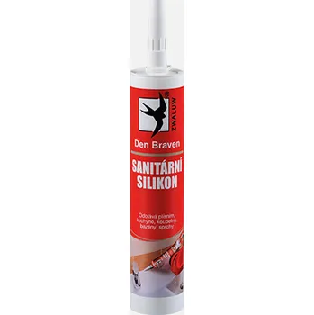 Stavebniny Silikon sanitární 280ml Den Braven manhattan
