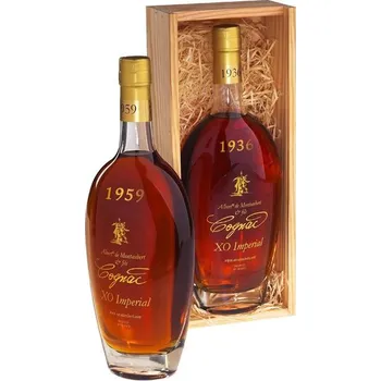 Brandy ALBERT DE MONTAUBERT COGNAC 1992 40% 0,7l (Dřevěný obal)