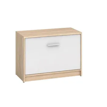 Botník BRW Nepo SFK1K dub sonoma/bílý