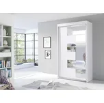 Nábytek PEGAS s.r.o. Šatní skříň SZARLOTA, Bílá