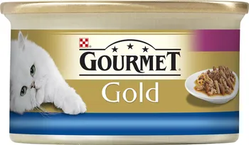 Krmivo pro kočku Gourmet Gold cat konzerva dušené a grilované mořské ryby 85 g