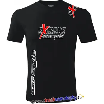 Pánské tričko Tričko EXTREME STREET SPECIAL CAR STYLE v barvě černé (Kvalitní bavlněné triko vysoké gramáže 200g/m2 s potiskem)