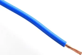 elektrický kabel CYA 0, 75 H05V-K světle modrý 