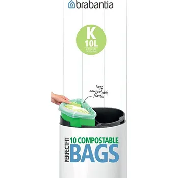Odpadkový koš Brabantia Kompostovatelné sáčky na odpad 10L