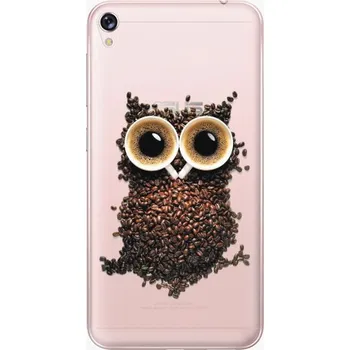 Pouzdro na mobilní telefon iSaprio Owl And Coffee pro Asus ZenFone Live ZB501KL
