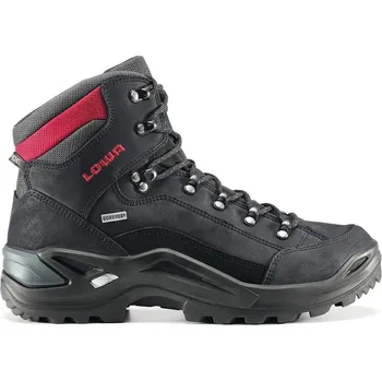 Pánská treková obuv Lowa RENEGADE GTX MID man black / red - EU 42