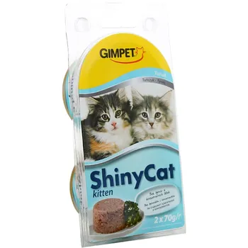 Krmivo pro kočku Gimborn Gimpet ShinyCat Junior konzerva tuňák 2 x 70 g