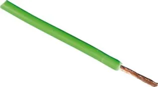 elektrický kabel CYA 0, 75 H05V-K zelený