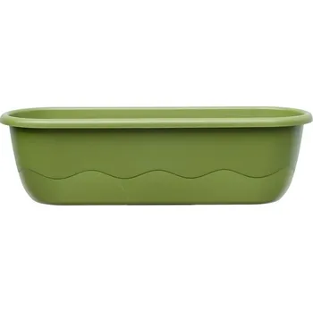 Plastia Mareta samozavlažovací truhlík 60 cm, zelený