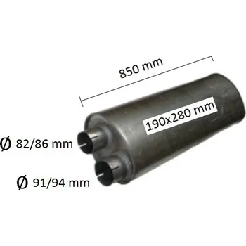 Tlumič výfuku Tlumič výfuku MAN NL (PR 68.02-13)