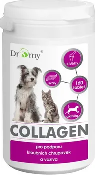 Kloubní výživa pro psa a kočku Dromy Collagen pro psy 160 tbl.
