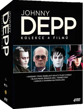 Sběratelská edice filmů DVD Kolekce Johnny Depp (2016) 4 disky