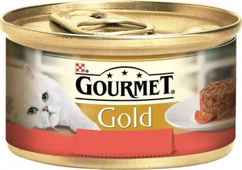 Krmivo pro kočku Gourmet Gold Savoury Cake konzerva hovězí/rajče 85 g