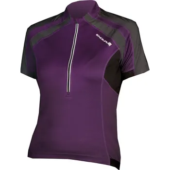 cyklistický dres Endura Hummvee s krátkým rukávem dámský fialový