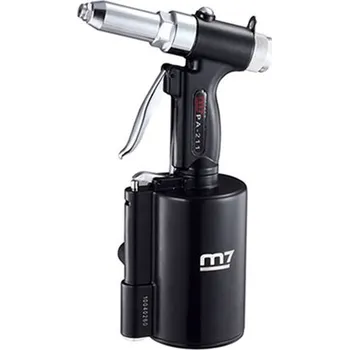 Nýtovací pistole M7 PA-211 pneumatické extrémně silné nýtovací kleště pro všechny nýty do 6,4 mm (Mighty Seven)