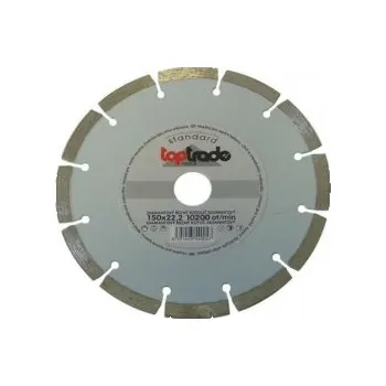 Řezný kotouč TOPTRADE kotouč diamantový, segmentový, 125 x 22,2 x 7 mm, hobby 501202
