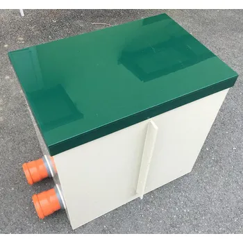 Jezírkové čerpadlo Čerpadlová šachta 50 x 75 x 75 cm, 2 vstupy 110 mm, výstup 63 mm, včetně šoupat Praher