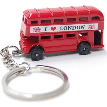 Krásný přívěsek na klíče London doubledecker
