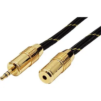 Audio kabel ROLINE GOLD Kabel prodlužovací jack 3,5M - jack3,5F, 10m - 11.09.4759