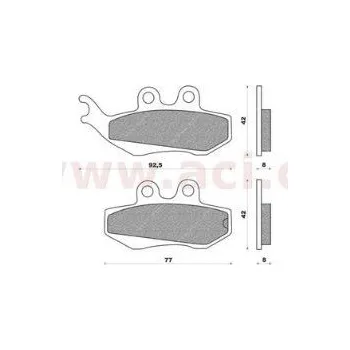 Brzda pro motocykl Brzdové destičky NEWFREN PEUGEOT + YAMAHA (Brzdové desky motocyklové)
