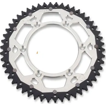 Řetězová sada pro motocykl Rozeta MOOSE RACING KTM, HUSABERG, HUSQVARNA DUAL SPROCKETS - SILVER 52 ZUBŮ (Materiál hliník/ocel)