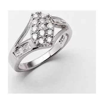 Prsten Stříbrný prsten KPS010 - Obvod 54mm