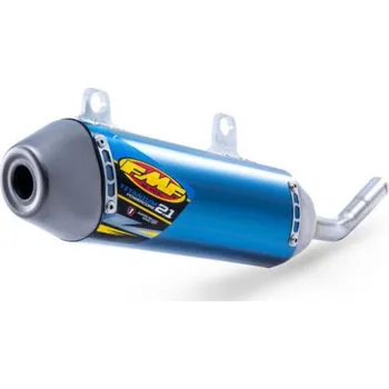 Výfuk pro motocykl Koncovka výfuku FMF POWERCORE 2.1 SHORTY SILENCER KTM SX 250 Sixdays 2017 (TITANIUM POWERCORE , DOPRAVA ZDARMA)