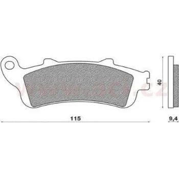 Brzdová destička Brzdové desky NEWFREN HONDA XL 1000