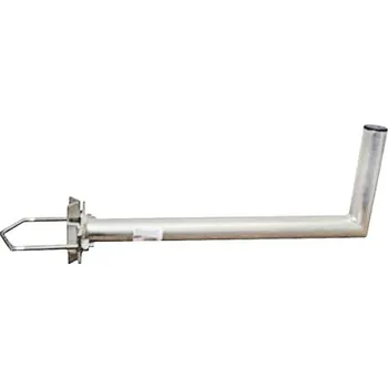 Anténní držák Anténní držák 50cm na stožár s vinklem, rozteč třmenu 100mm, trubka 42/2mm, výška 16cm žár.