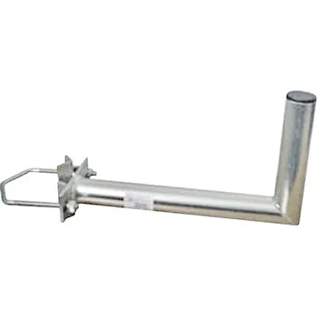 Anténní držák Anténní držák 50cm na stožár s vinklem, rozteč třmenu 120mm, trubka 42/2mm, výška 16cm