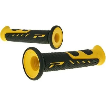grip Dvouvrstvé silniční rukojeti - gripy PROGRIP 725 black/yellow (Rukojeti na řidítka, ručky na moto)