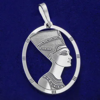 Přívěsek Stříbrný přívěsek Nefertiti (KPRS045)