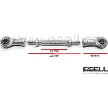 Tyčka řízení 52mm, M8