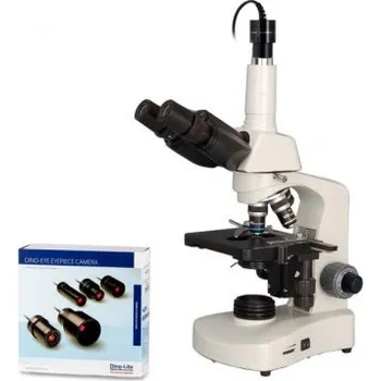 Mikroskop Trinokulární mikroskop Model DSM 53-CZ s kamerou 1,3 Mpix - LED - NOVEL - 4.00.54