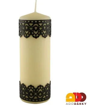 Svíčka Svíčka válec Krajka 200 mm