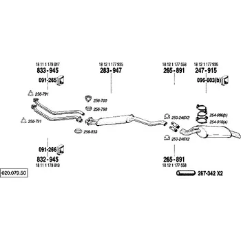 nosný (montážní) držák Bosal 254-918