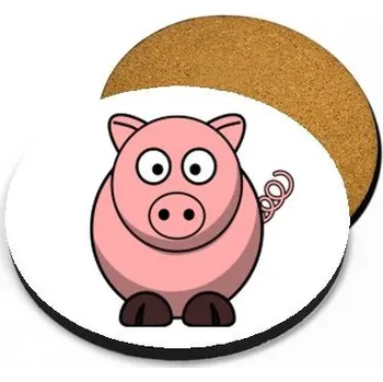 Podtácek Pelisport Podtácek pod hrnek prasátko sada 4 ks