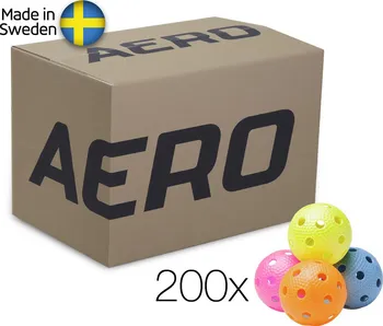 Florbalový míček Salming Aero Ball 200 Box barevné