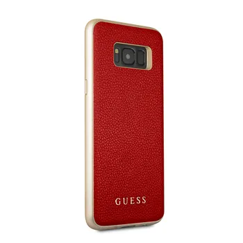Pouzdro na mobilní telefon Guess Iridescent Hard Case pro Samsung G955 Galaxy S8 Plus červené