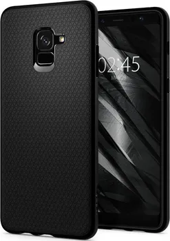 Pouzdro na mobilní telefon Spigen Liquid Air Armor pro Samsung Galaxy A8 Plus černé