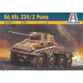 Plastikový model Italeri Sd.Kfz. 234/2 Puma 1:35