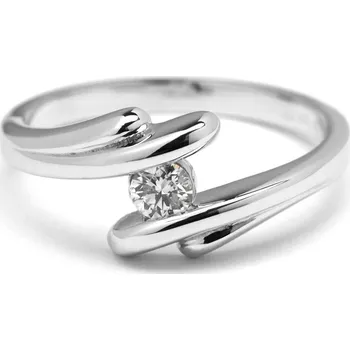 Prsten Klenoty Budín Luxusní diamantový zásnubní prsten s diamantem - libovolná velikost J-28274-17 (Klenoty Budín Luxusní diamantový zásnubní prsten s diamantem - libovolná velikost J-28274-17)