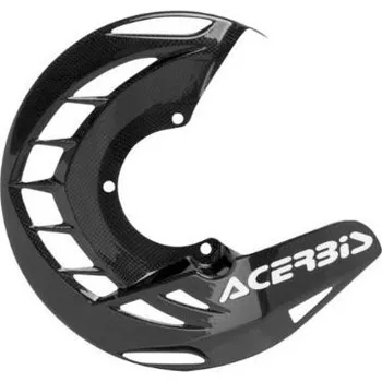 Chránič předního kotouče ACERBIS ČERNÝ CARBON (kryt předního kotouče maximální průměr 280 mm)