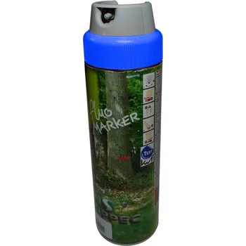 Barva ve spreji Lesnický značkovací sprej SOPPEC fluo Marker modrý (IT-5068040) (Lesnický značkovací sprej SOPPEC Fluo Marker je určen pro vyznačování a číslování stromů, kulatiny, kmenů. Objem 500 ml, barva modrý.)