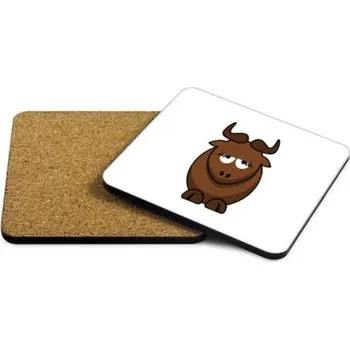 Podtácek Pelisport Podtácek čtverec Býk sada 4 ks