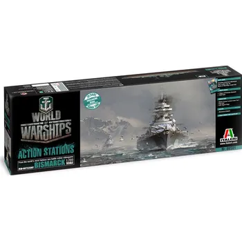 Plastikový model Italeri World of Warships German Battleship Bismarck 1:700