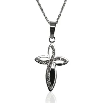 Náhrdelník Dámský náhrdelník z chirurgické oceli - křížek S109070