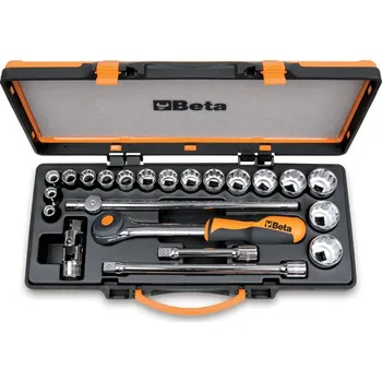 Gola sada KOMPLET NÁSAD 920/A S PŘÍSLUŠENSTVÍM, 10-32MM, 17 DÍLŮ, V KOVOVÉM BOXU (Sada 17 šestihranných hlavic a 5 doplňků v pevné pěnové přihrádce, v kovovém pouzdře)