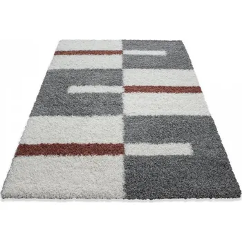 Koberec Kusový koberec Gala shaggy 2505 terra - 80 x 250 cm