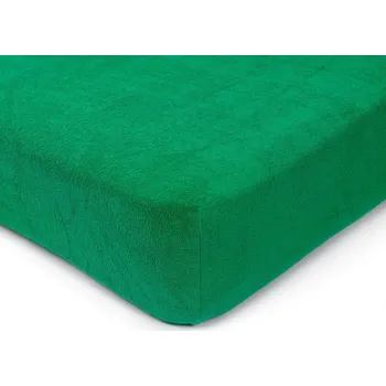 Prostěradlo Brotex Napínací prostěradlo bavlněné 180 x 200 cm zelené